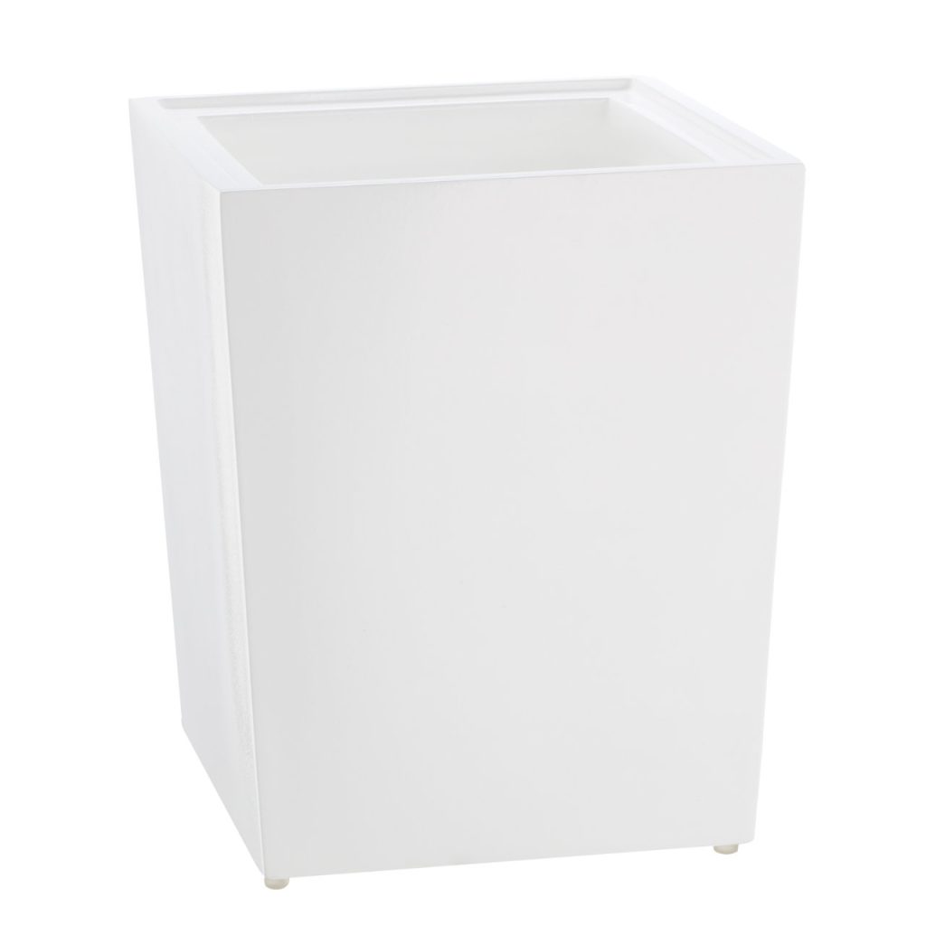 Brilliance White 8qt Wastebasket