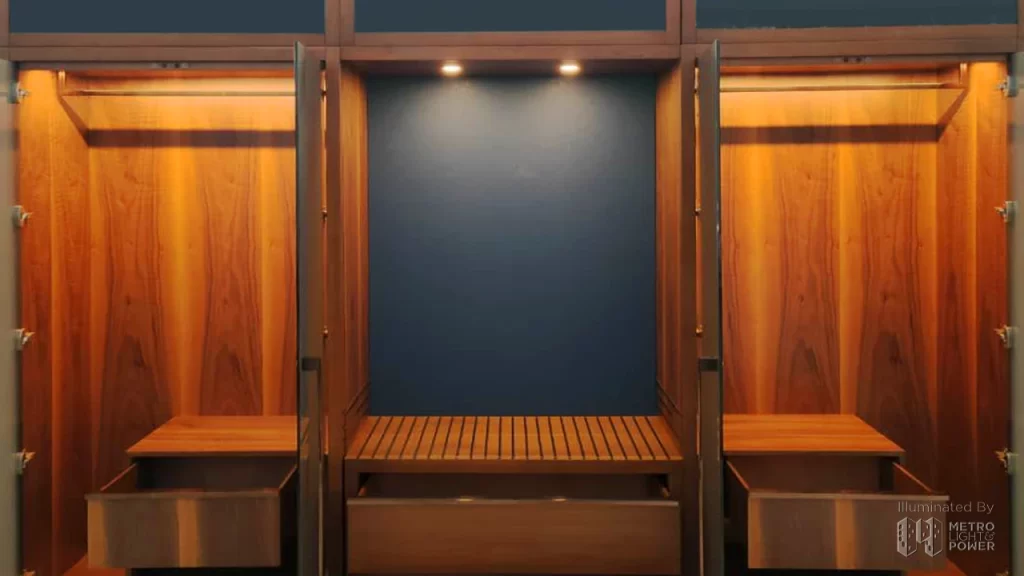 Led Closet Wood